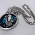 Collana in ottone anallergico, colore argento