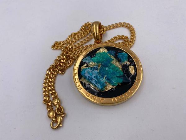 Collana in ottone anallergico, colore oro