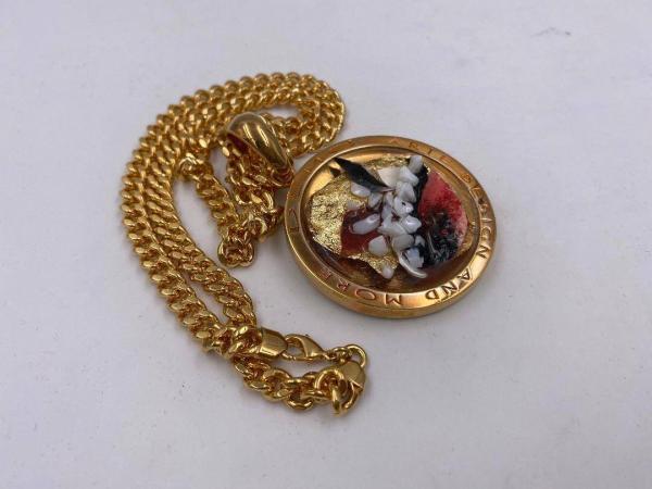 Collana in ottone anallergico, colore oro