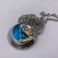 Collana in ottone anallergico, colore argento