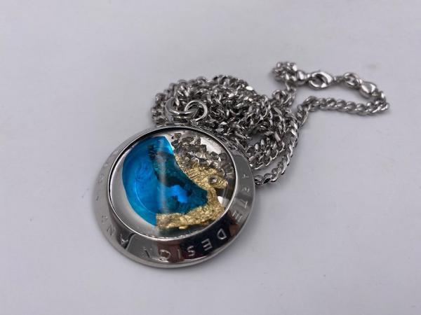 Collana in ottone anallergico, colore argento