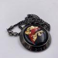 Collana in ottone anallergico, colore nero fumé