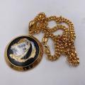 Collana in ottone anallergico, colore oro