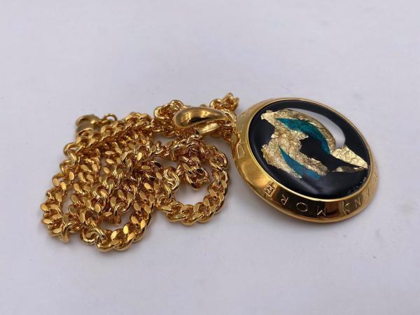Collana in ottone anallergico, colore oro
