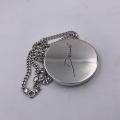 Collana in ottone anallergico, colore argento