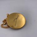Collana in ottone anallergico, colore oro