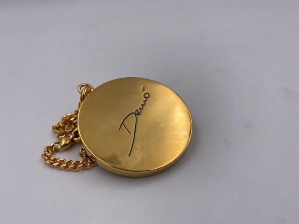 Collana in ottone anallergico, colore oro