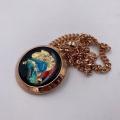 Collana in ottone anallergico, colore oro rosé