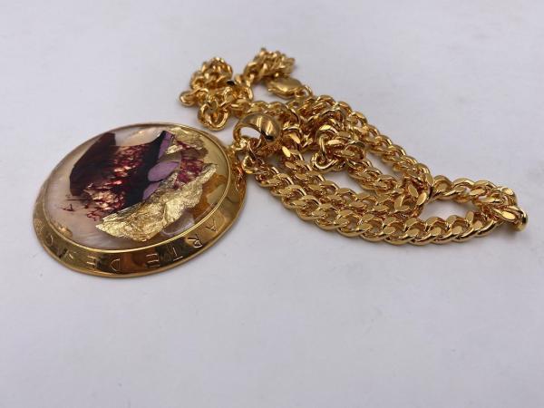 Collana in ottone anallergico, colore oro