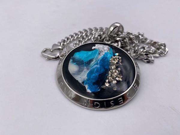 Collana in ottone anallergico, colore argento