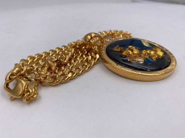Collana in ottone anallergico, colore oro