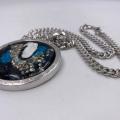 Collana in ottone anallergico, colore argento