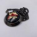 Collana in ottone anallergico, colore nero fumé