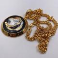 Collana in ottone anallergico, colore oro