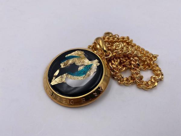 Collana in ottone anallergico, colore oro