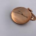 Collana in ottone anallergico, colore oro rosé