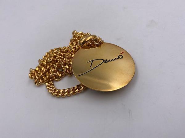 Collana in ottone anallergico, colore oro
