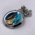 Collana in ottone anallergico, colore argento