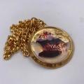 Collana in ottone anallergico, colore oro