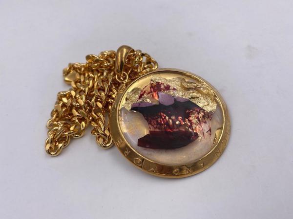 Collana in ottone anallergico, colore oro