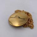 Collana in ottone anallergico, colore oro