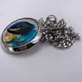 Collana in ottone anallergico, colore argento