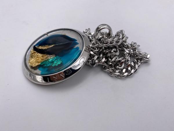 Collana in ottone anallergico, colore argento