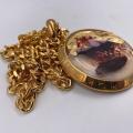 Collana in ottone anallergico, colore oro