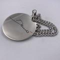 Collana in ottone anallergico, colore argento