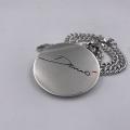 Collana in ottone anallergico, colore argento