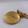Collana in ottone anallergico, colore oro