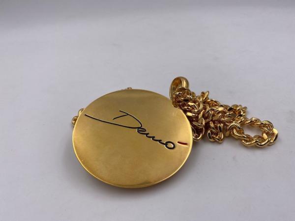Collana in ottone anallergico, colore oro