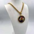 Collana in ottone anallergico, colore oro