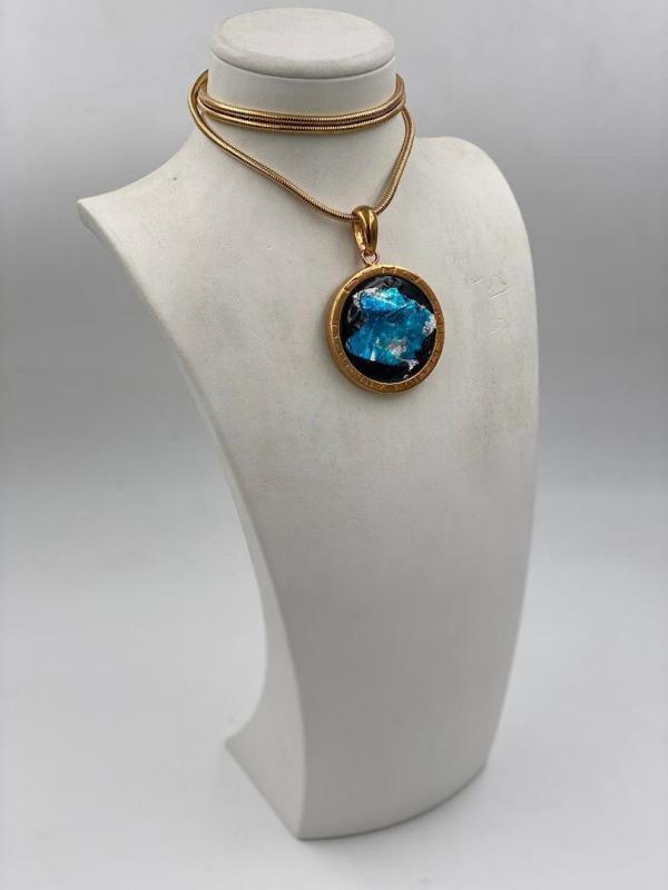 Collana in ottone anallergico, colore oro