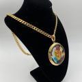 Collana in ottone anallergico, colore oro