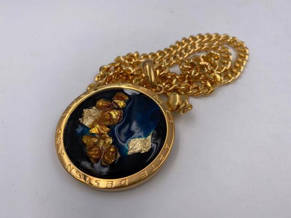 Collana in ottone anallergico, colore oro