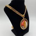 Collana in ottone anallergico, colore oro