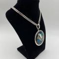 Collana in ottone anallergico, colore argento