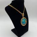 Collana in ottone anallergico, colore oro