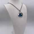 Collana in ottone anallergico, colore argento