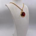 Collana in ottone anallergico, colore oro