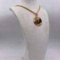 Collana in ottone anallergico, colore oro