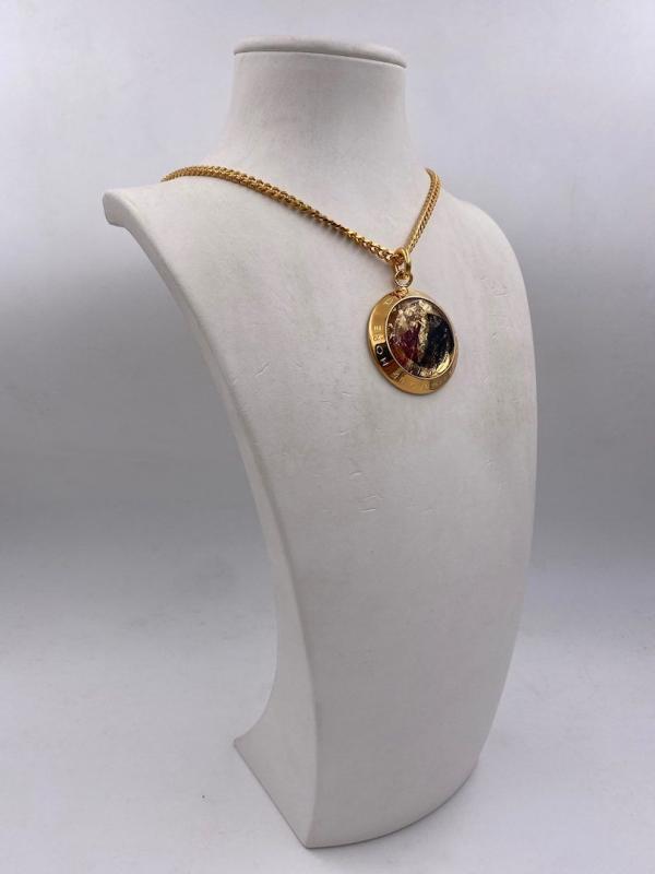 Collana in ottone anallergico, colore oro