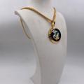 Collana in ottone anallergico, colore oro