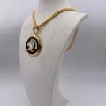 Collana in ottone anallergico, colore oro