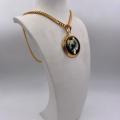 Collana in ottone anallergico, colore oro