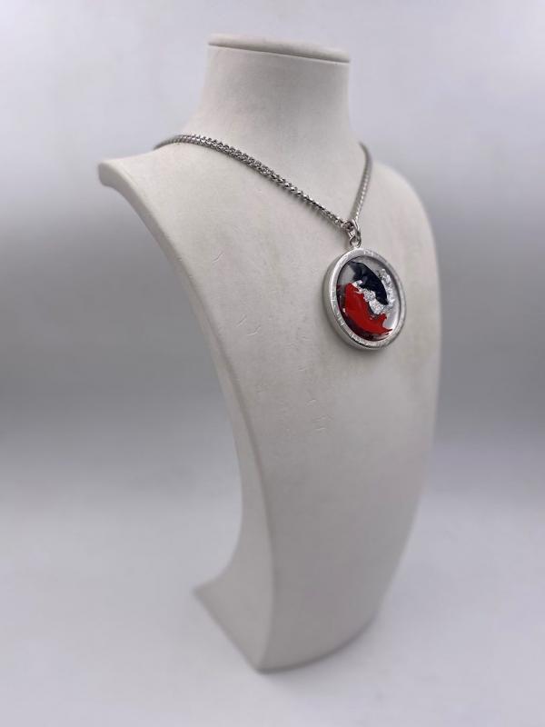 Collana in ottone anallergico, colore argento