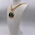 Collana in ottone anallergico, colore oro