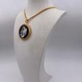 Collana in ottone anallergico, colore oro