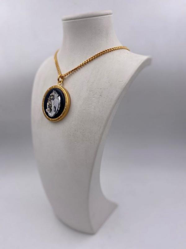Collana in ottone anallergico, colore oro